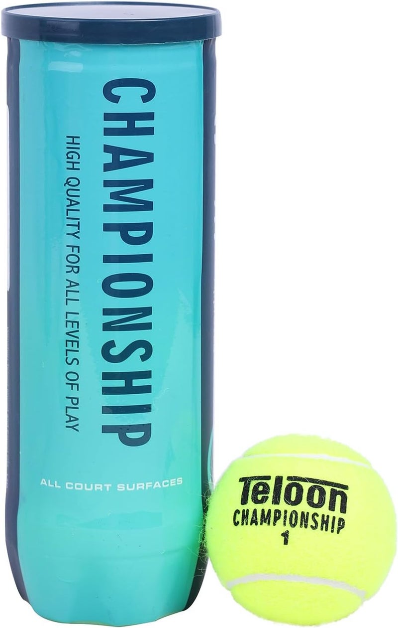 Teloon Championship Tennis Balls - Extra Duty - Regular Duty Felt Pressurized Tennis Balls - Image 1